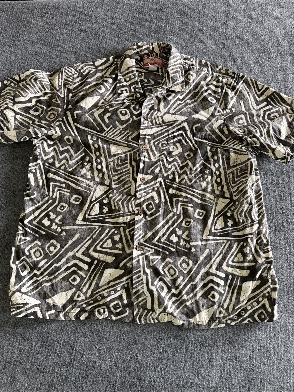 RJC Hawaiian Aloha Shirt Men’s Short Sleeve USA Made